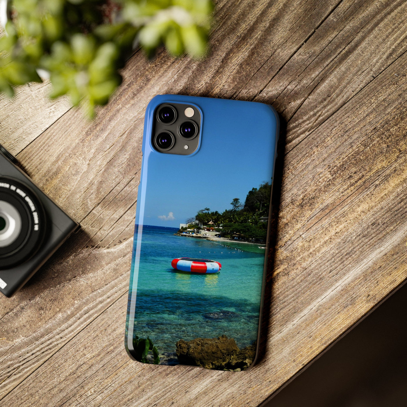 Jamaica Beach Pontoon Slim Cute Phone Cases for Iphone | iPhone 15 Case | iPhone 15 Pro Max Case, Iphone 14, Iphone 14 Pro Max, Iphone 13, 12