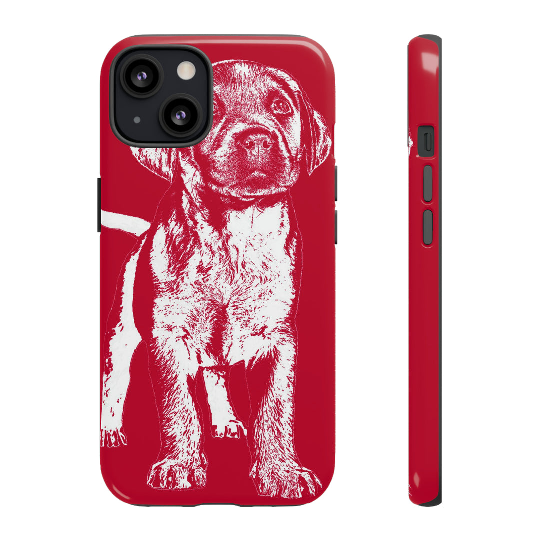 Cute IPhone Case | iPhone 15 Case | iPhone 15 Pro Max Case, Iphone 14 Case, Iphone 14 Pro Max Case IPhone Case for Dog Lovers, Puppy Dog Red - Studio40ParkLane
