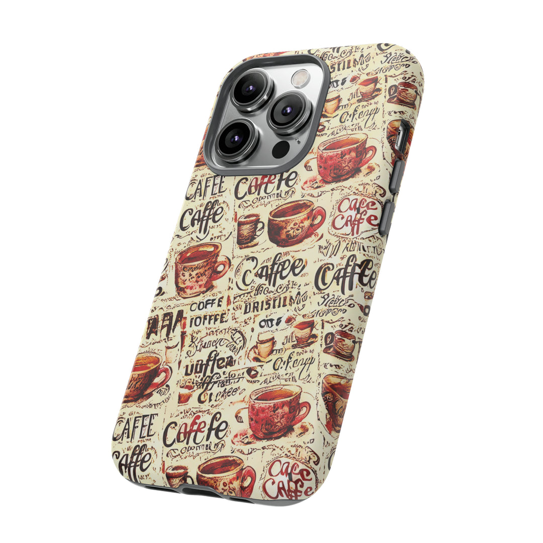 Cute IPhone Case | Paris Coffee Cup, iPhone 15 Case | iPhone 15 Pro Case, Iphone 14 Case, Iphone 14 Pro Max Case, Protective Iphone Case - Studio40ParkLane