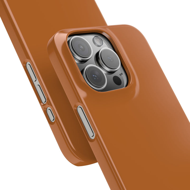 Slim Red Rust Brown Gift for Her Aesthetic Cute Phone Case for Iphone 16 - | iPhone 15 Pro Max Case | iPhone 14 Case 13 12 11 10 9 8 7 - Studio40ParkLane