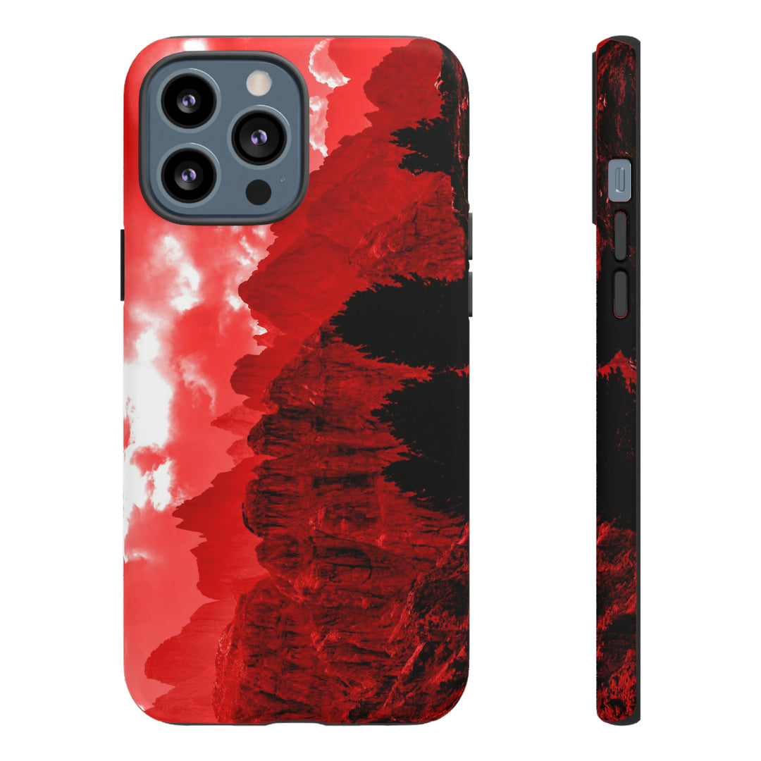 Cute IPhone Case | iPhone 15 Case | iPhone 15 Pro Max Case, Iphone 14 Case, Iphone 14 Pro Max Case IPhone Case for Art Lovers - Red Mountains - Studio40ParkLane