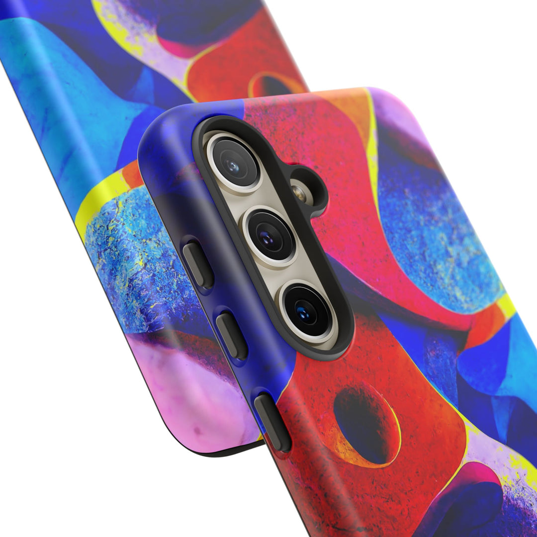 Impact Resistant, Abstract Shapes, Cute Phone Cases for Samsung S24, S23, S22, S21, IPhone 15 pro Iphone 14 pro Iphone 13 IPhone 12 Iphone 11 - Studio40ParkLane