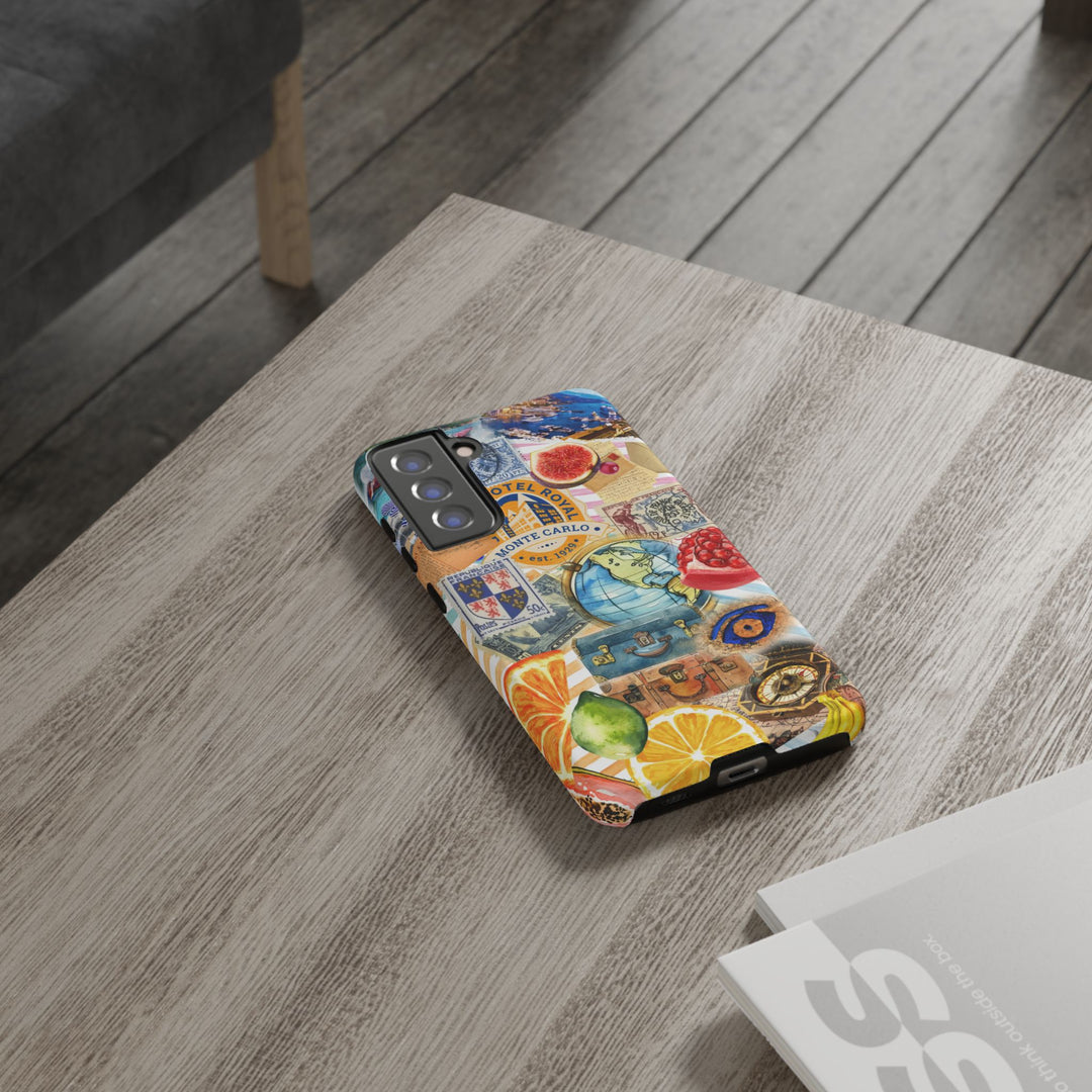 Cute European Summer Collage Phone Case, for IPhone 16 Case | Iphone 15, Iphone 14, IPhone 13 Case, 11 8 7, Samsung Galaxy S24, S23, S22, S21 Extra Protective - Studio40ParkLane