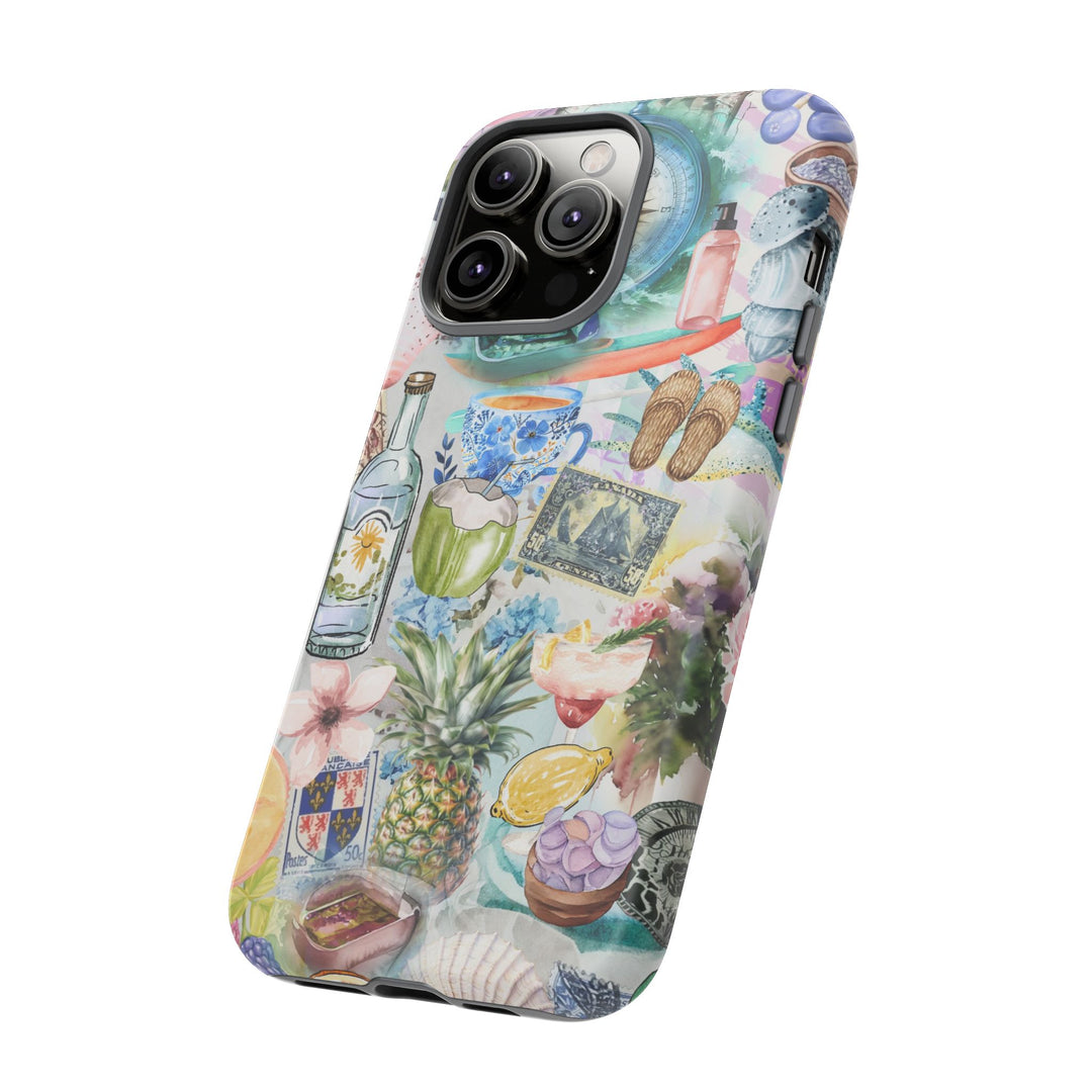 Impact Resistant, Travel Coquette Collage, Cute Phone Cases for Samsung S24, S23, S22, S21, IPhone 15 pro Iphone 14 pro Iphone 13 IPhone 12 Iphone 11 - Studio40ParkLane