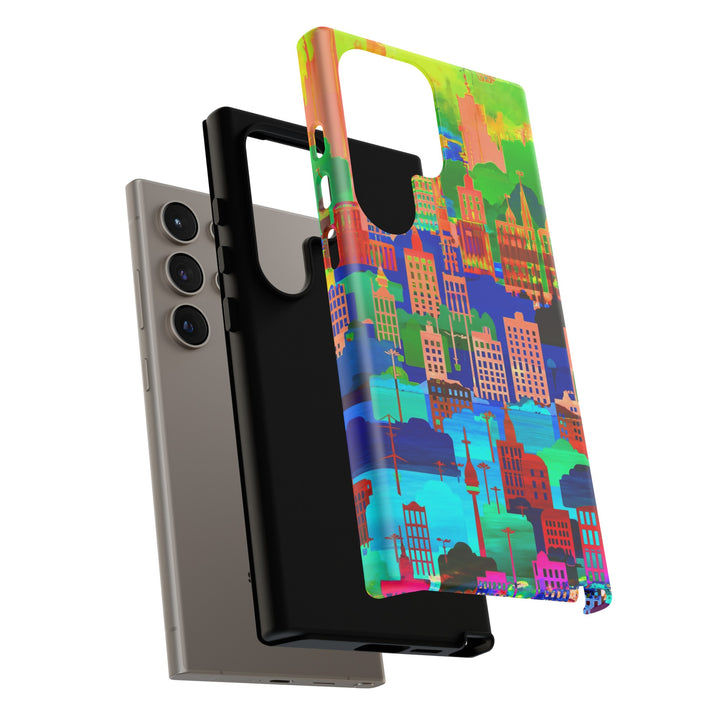 Cute Samsung Case | Cool Iphone Case | Summer City Skyline, Samsung S24, S23, S22, S21, IPhone 15 Case | Iphone 14 Case, Iphone 13 Case - Studio40ParkLane