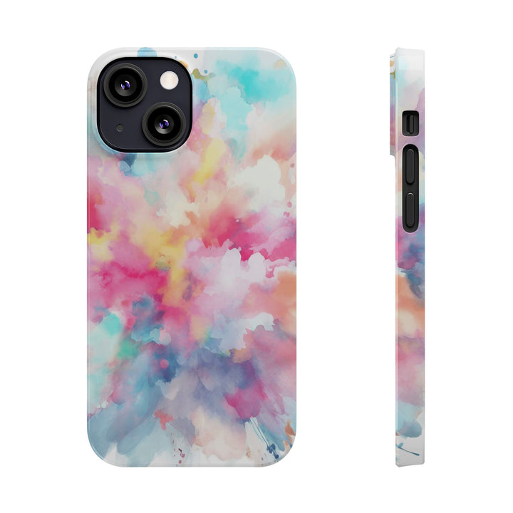 Slim Paint Splash Pink Gift for Her Cute Phone Cases for Iphone 16 Pro Max | iPhone 15 Case | iPhone 15 Pro Max Case, Iphone 14, Iphone 14 Pro Max, Iphone 13 12 11 8 7 - Studio40ParkLane