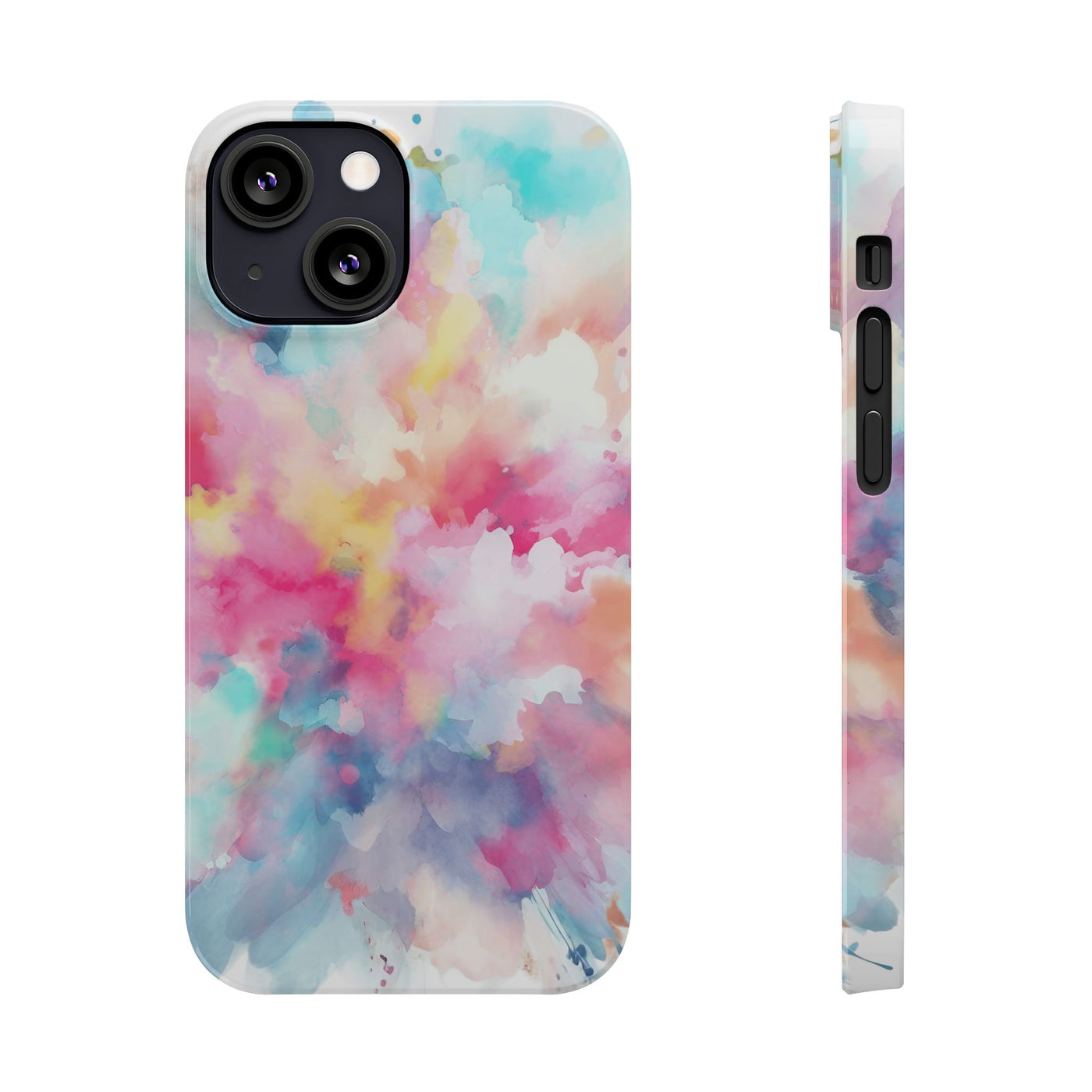 Paint Splash Pink Gift for Her Cute Phone Cases for Iphone 16 Pro Max | iPhone 15 Case | iPhone 15 Pro Max Case, Iphone 14, Iphone 14 Pro Max, Iphone 13 12 11 8 7