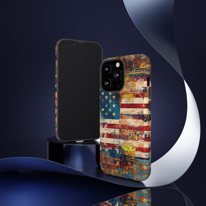 Impact Resistant, American Flag, Cute Phone Cases for Samsung S24, S23, S22, S21, IPhone 15 pro Iphone 14 pro Iphone 13 IPhone 12 Iphone 11 - Studio40ParkLane