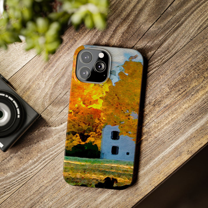 Slim Cute Phone Cases for Iphone - | iPhone 15 Case | iPhone 15 Pro Max Case, Iphone 14 Case, Iphone 14 Pro Max, Iphone 13, New England Fall Leaves - Studio40ParkLane