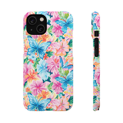 Snap Butterflies Flowers Cute Phone Cases for Samsung S24, S23, S22, S21, S20, Plus and Ultra, Iphone 16 Pro Max, Iphone 15, 14, 13, 12, 11, 10 - Studio40ParkLane