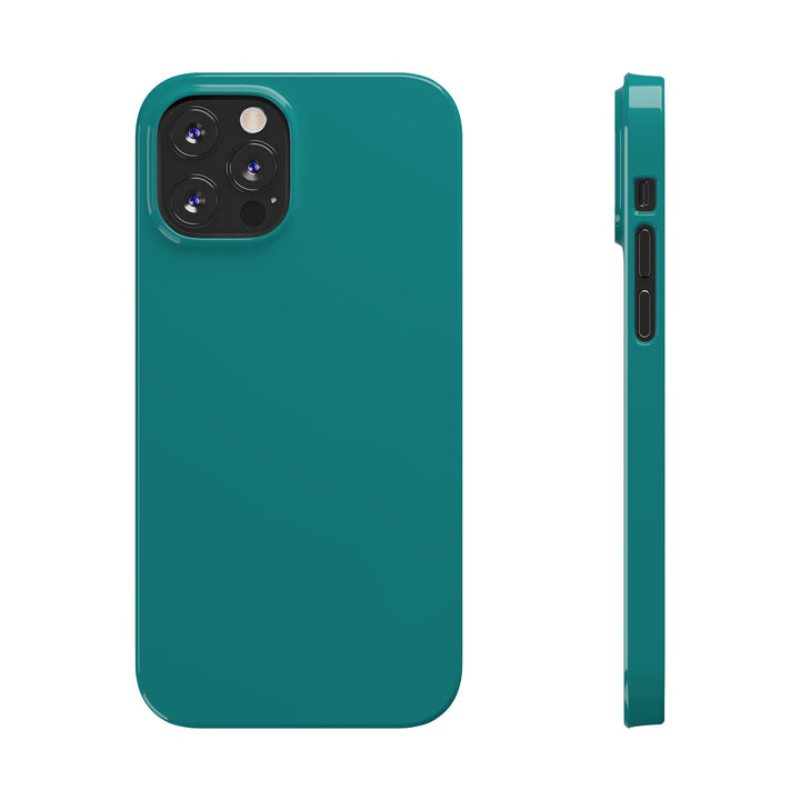 Slim Turquoise Blue Gift for Her Aesthetic Cute Phone Case for Iphone 16 - | iPhone 15 Pro Max Case | iPhone 14 Case 13 12 11 10 9 8 7 - Studio40ParkLane
