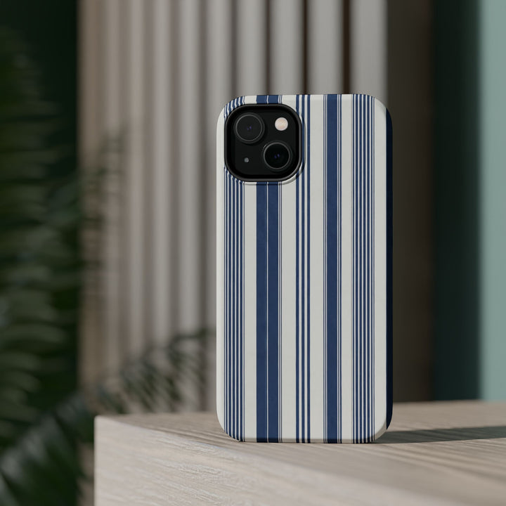 MagSafe Cute Phone Case, Coastal Striped Phone Case for iPhone 17 16 15 14 13 12 Pro Max, Samsung S26 S25 S24 Ultra case - Studio40ParkLane