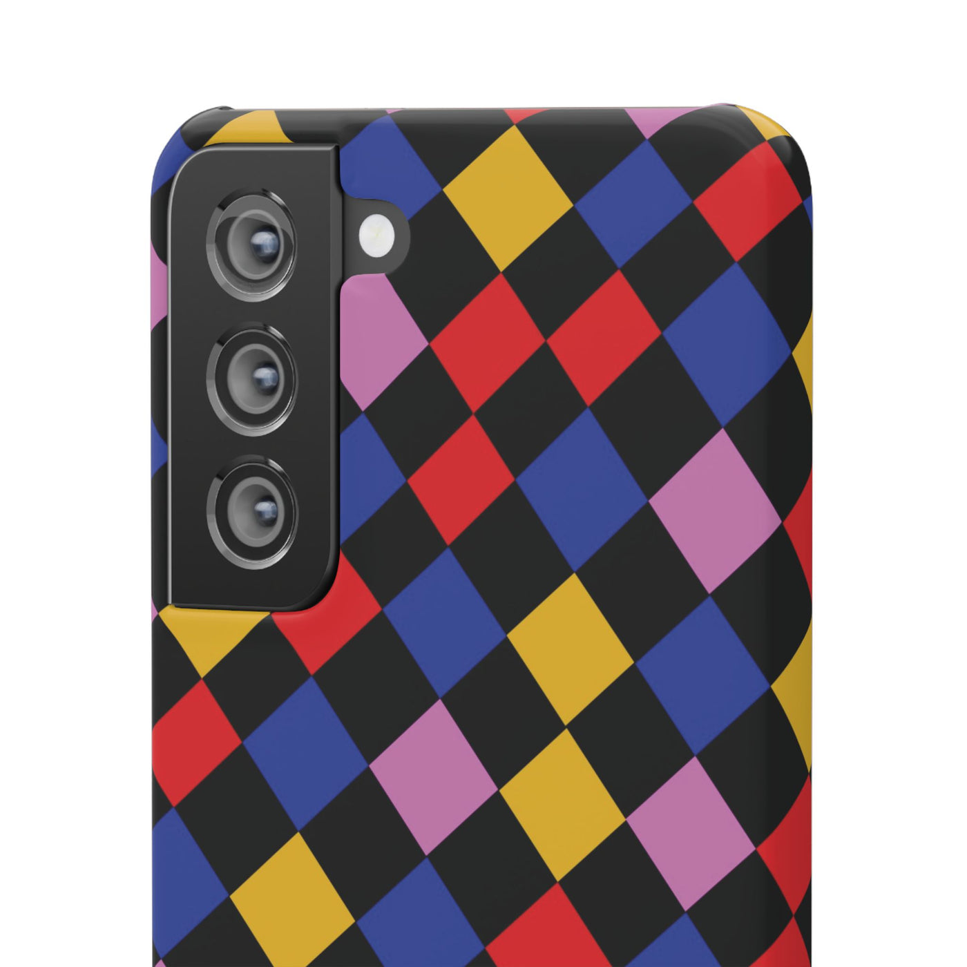 Colorful Checkerboard Cute Phone Case - Sleek Snap - for iPhone 16 15 14 13 12 11 Max Pro Plus Samsung Galaxy S24 S23 S22 S21 S20 Plus Ultra - Studio40ParkLane