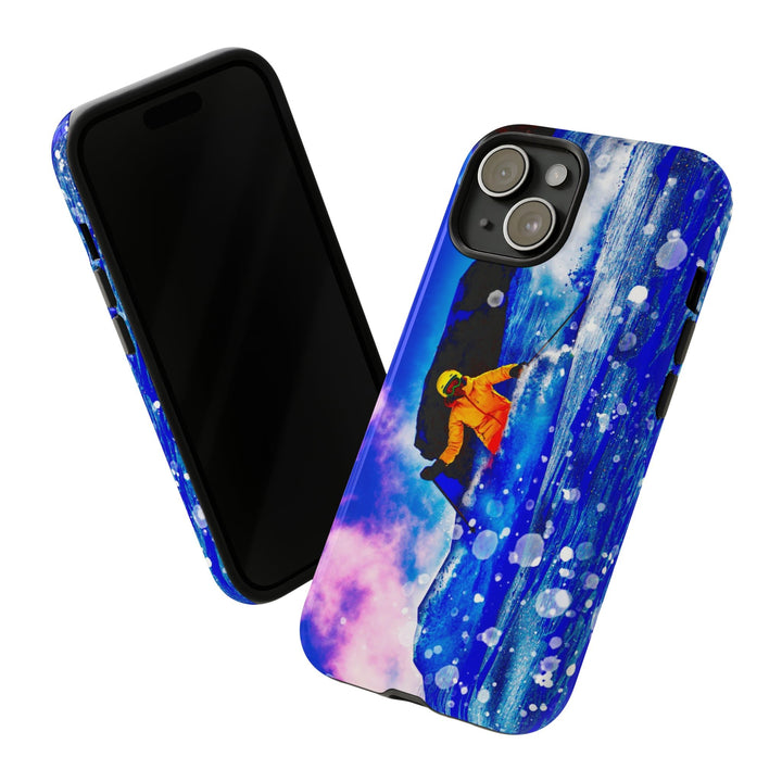 Cute IPhone Case | iPhone 15 Case | iPhone 15 Pro Max Case, Iphone 14 Case, Iphone 14 Pro Max Case IPhone Case for Art Lovers, Skier Mountain - Studio40ParkLane