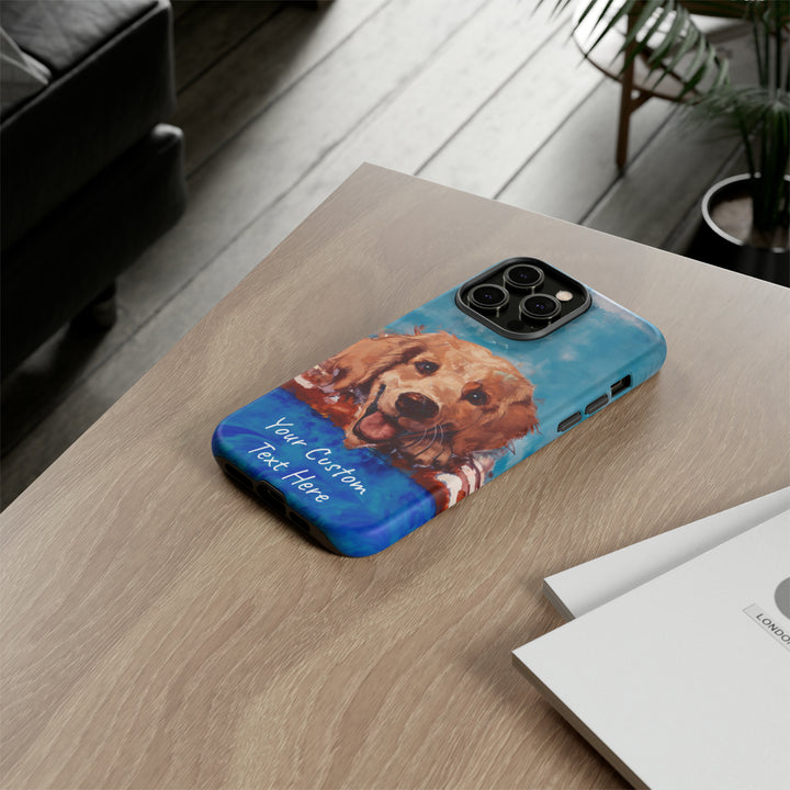 Personalize this Cute IPhone Case | Golden Retriever Dog iPhone Case, iPhone 15 Case | iPhone 15 Case, Iphone 14 Case, Iphone 14 Pro Max Case - Studio40ParkLane