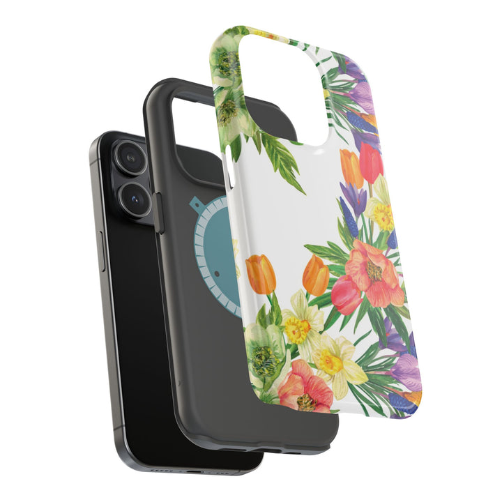 Spring Flowers Magsafe Cute Phone Case for Iphone Gift for Her, iPhone 16 Case iPhone 15 Pro Max Case, Iphone 14, Iphone 14 Pro Max, 13, 12 - Studio40ParkLane