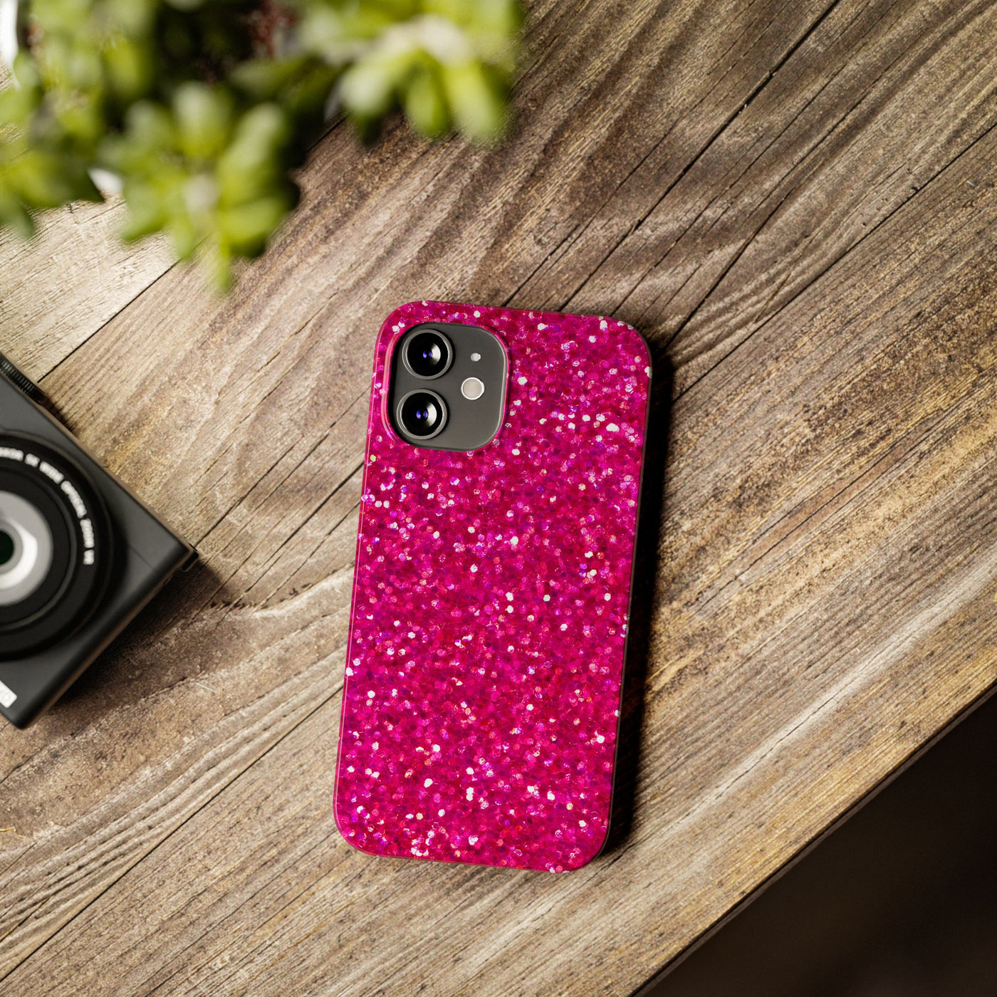 Slim Pink Glitter Cute Phone Cases for Iphone 16 Pro Max | iPhone 15 Case | iPhone 15 Pro Max Case, Iphone 14, Iphone 14 Pro Max, Iphone 13 12 11 8 7