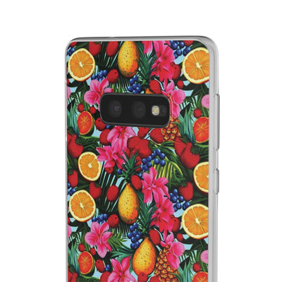 Cute Flexi Phone Cases, For Iphones and Samsung Galaxy Phones, Summer Mixed Fruit, Galaxy S23 Phone Case, Samsung S22 Case, Samsung S21, Iphone 15, Iphone 14, Iphone 13