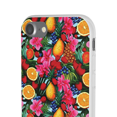 Cute Flexi Phone Cases, For Iphones and Samsung Galaxy Phones, Summer Mixed Fruit, Galaxy S23 Phone Case, Samsung S22 Case, Samsung S21, Iphone 15, Iphone 14, Iphone 13