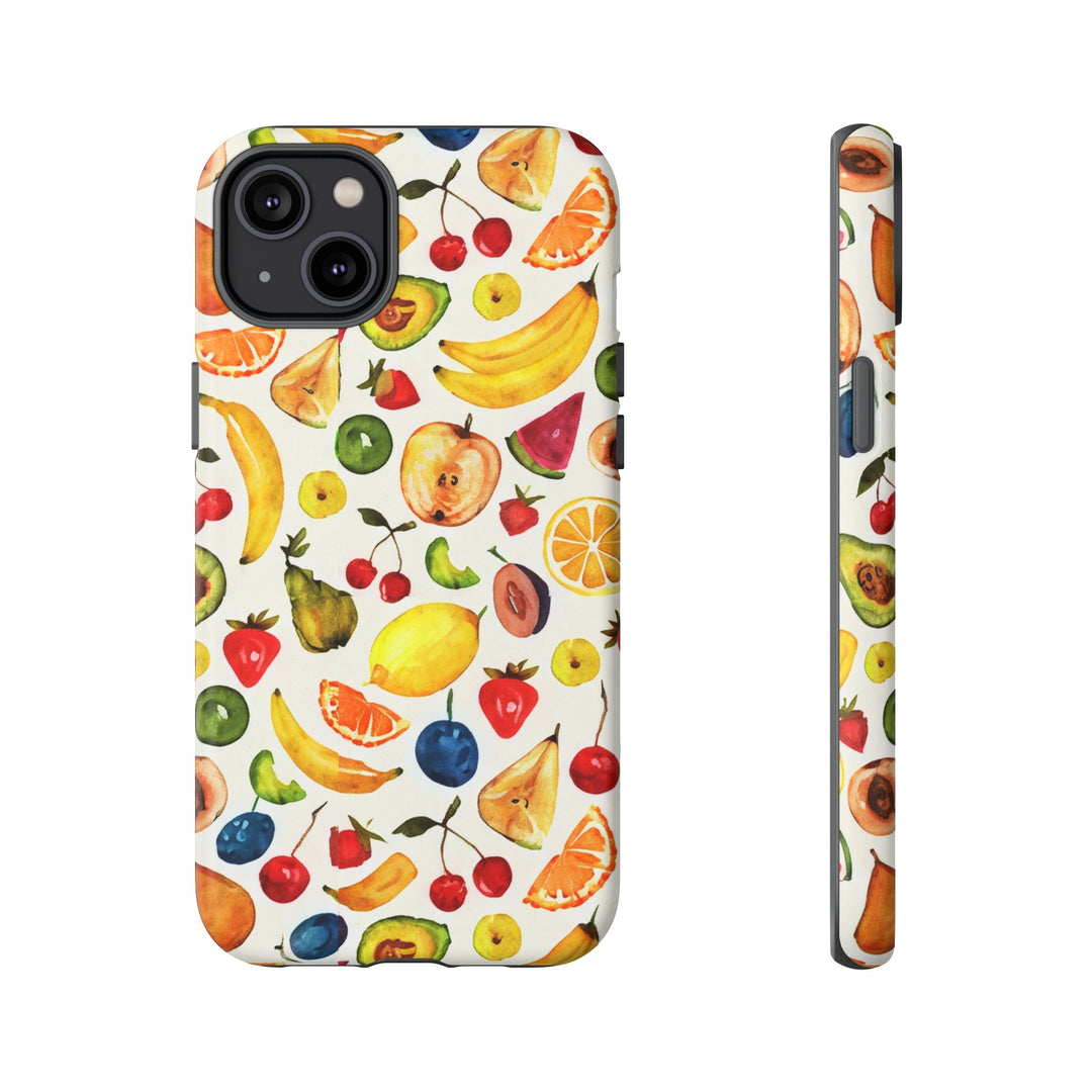 Impact Resistant, Mixed Fruits, Cute Phone Cases for Samsung S24, S23, S22, S21, IPhone 15 pro Iphone 14 pro Iphone 13 IPhone 12 Iphone 11 - Studio40ParkLane