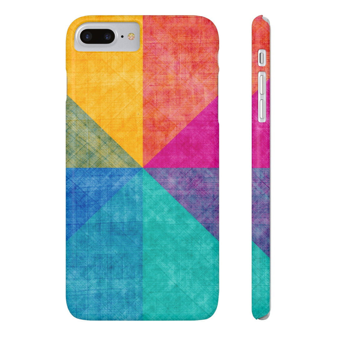 Slim Cute Phone Cases for Iphone | iPhone 15 Case | iPhone 15 Pro Max Case, Iphone 14, Iphone 14 Pro Max, Iphone 13, Abstract Colored Shapes - Studio40ParkLane