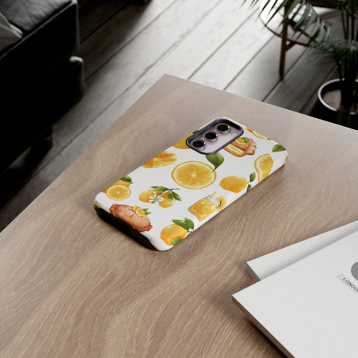 Cute Samsung Phone Case | Aesthetic Samsung Phone Case | Galaxy S23, S22, S21, S20 | Summer Fruit Lemons, Protective Phone Case - Studio40ParkLane