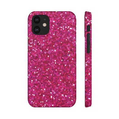 Snap Non-Glitter Muted Pink Play on "Faux" Glitter Effect Cute Phone Cases for Samsung and Iphone, 16, 15, 14, S24, S23, S22, S21, S20, Plus and Ultra