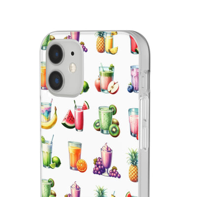 Cute Flexi Phone Cases, For Iphones and Samsung Galaxy Phones, Tropical Summer Fruit Cocktails, Galaxy S23 Phone Case, Samsung S22 Case, Samsung S21, Iphone 15, Iphone 14, Iphone 13