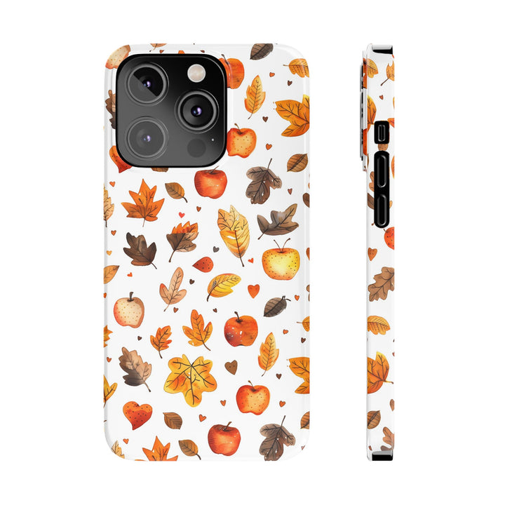 Slim Fall Autumn Leaves Gift for Her Cute Phone Cases for Iphone 16 | iPhone 15 Case | iPhone 15 Pro Max Case, Iphone 14, Iphone 14 Pro Max, Iphone 13, Slim - Studio40ParkLane