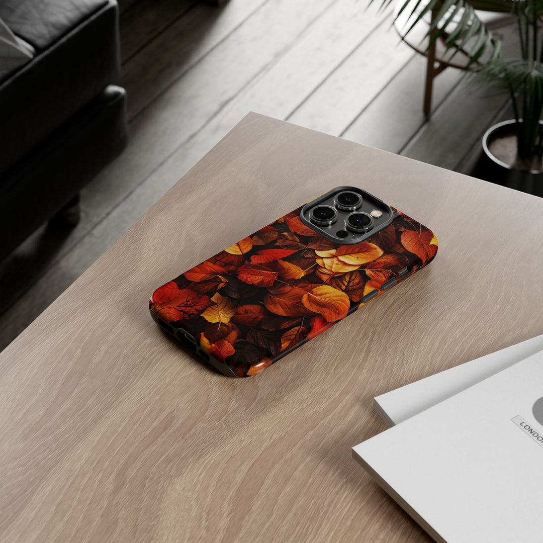 Autumn Fall Leaves Gift for Her Cute Phone Case for, Samsung Galaxy S24, S23, S22, S21, IPhone 16 Case | Iphone 15, Iphone 14, IPhone 13 Case - Studio40ParkLane