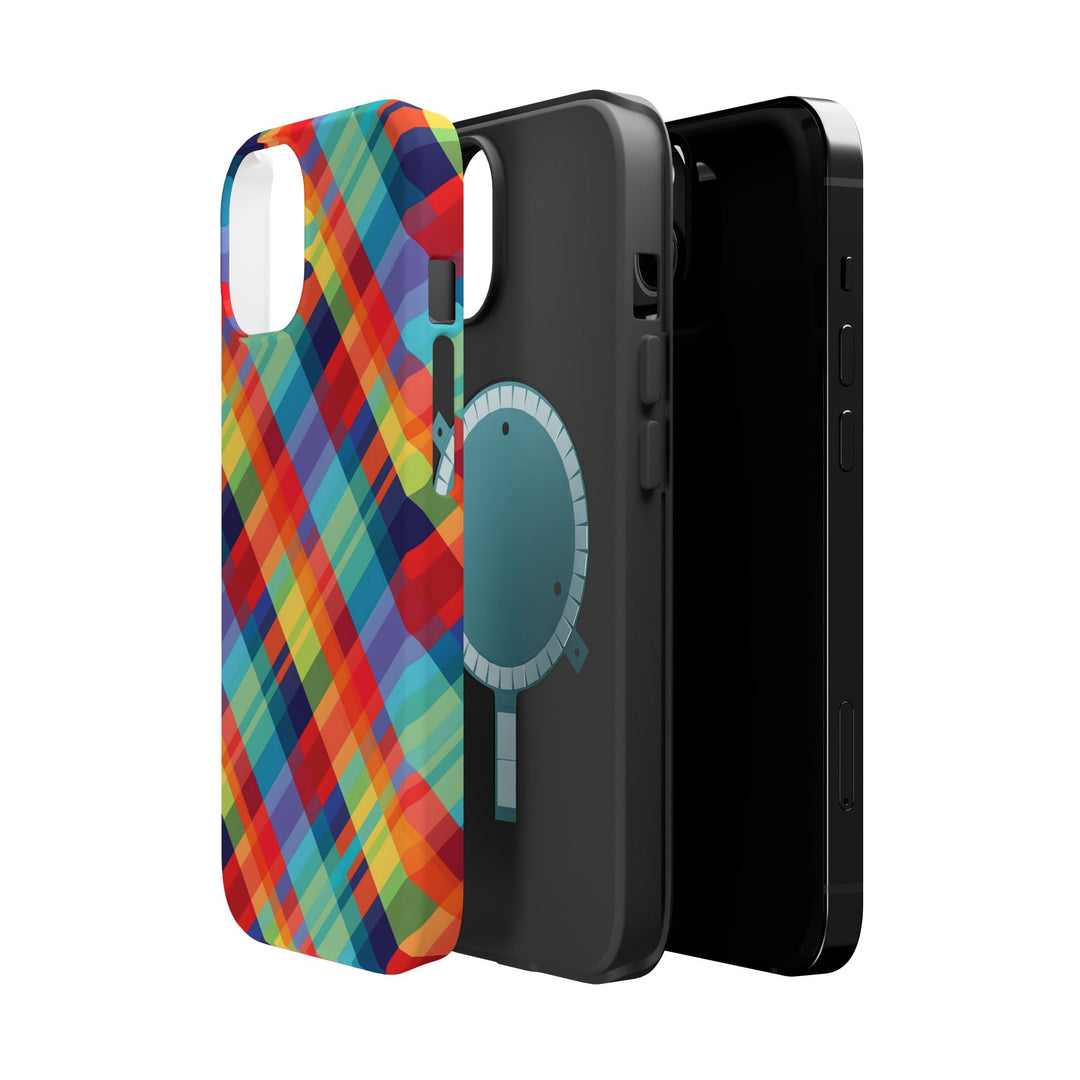 Checkered Plaid Magsafe Gift for Her Cute Phone Case for Iphone, | iPhone 16 | iPhone 15 Pro Max, Iphone 14 Pro Max, 13 12 11 10 9 8 7 - Studio40ParkLane