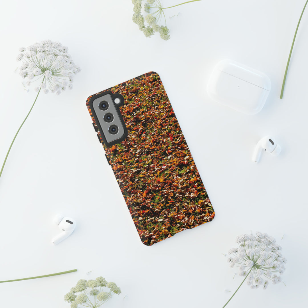 Cool Phone Case | Aesthetic Phone Case | Fall Leaves | For Samsung Galaxy S23, S22, S21, S20 | Luxury Double Layer | Cute - Studio40ParkLane