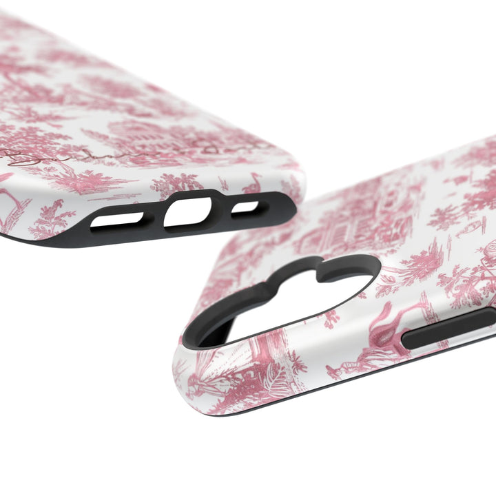 Magsafe French Toile Personalized Initial Custom Gift Cute Phone Cases for Iphone 16 Pro Max | iPhone 15, Pro Max Case, Iphone 14, 13, 12, 11, 10 - Studio40ParkLane