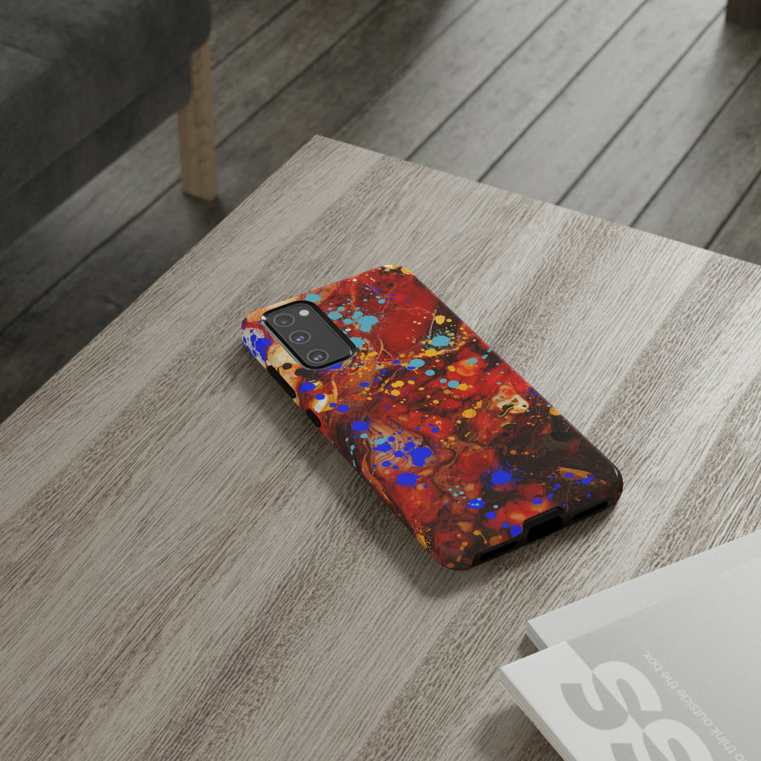 Cool Phone Case | Aesthetic Phone Case | Fall Colors Marble | For Samsung Galaxy S23, S22, S21, S20 | Luxury Double Layer | Cute - Studio40ParkLane