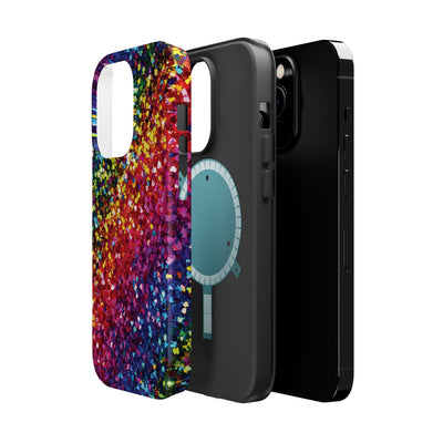 Non Glitter Color Composition Magsafe Cute Phone Case for Iphone Gift for Her,  | iPhone 15 Case | iPhone 15 Pro Max Case, Iphone 14, Iphone 14 Pro Max, Iphone 13, Iphone 16