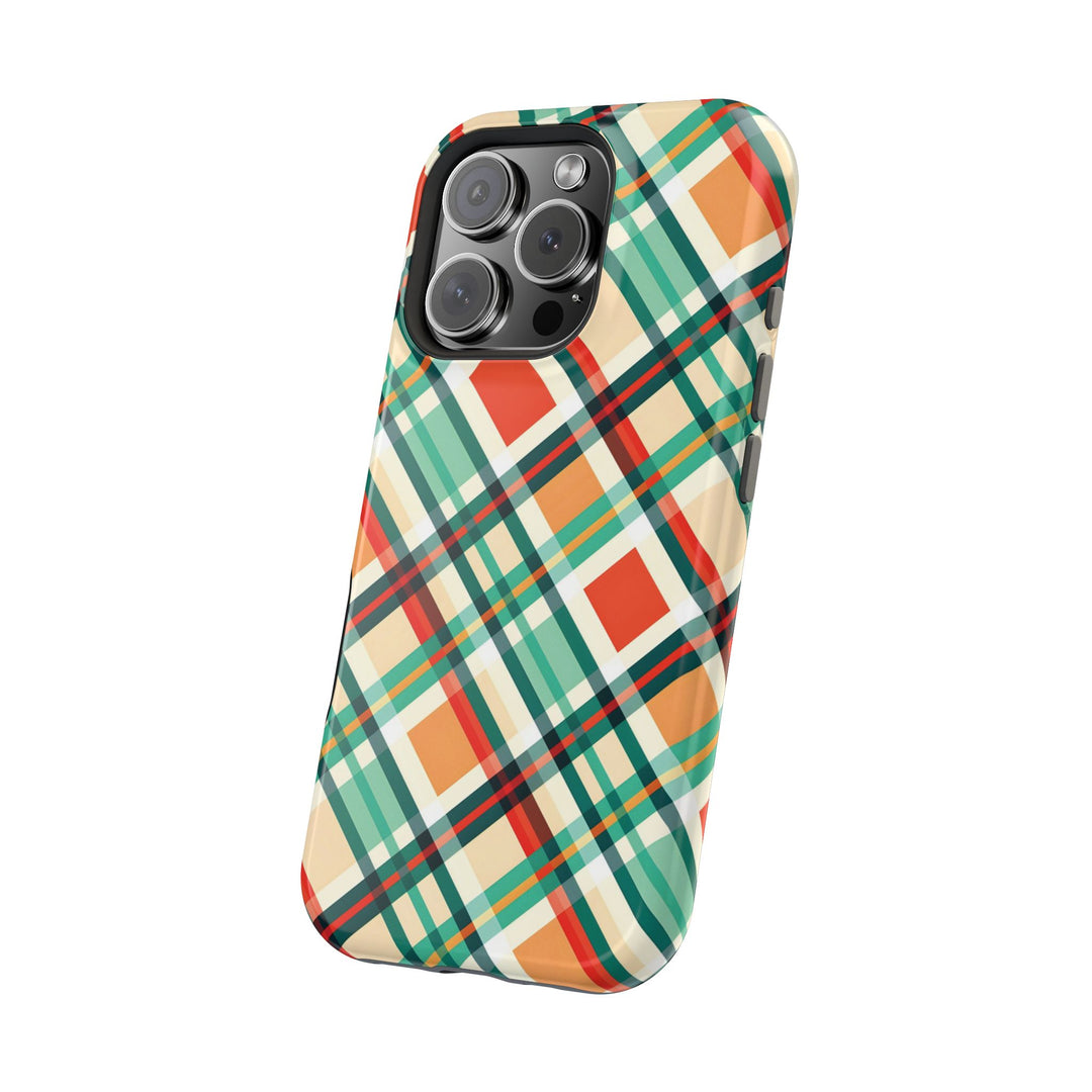 Checkered Plaid Magsafe Gift for Her Cute Phone Case for Iphone, | iPhone 16 | iPhone 15 Pro Max, Iphone 14 Pro Max, 13 12 11 10 9 8 7 - Studio40ParkLane