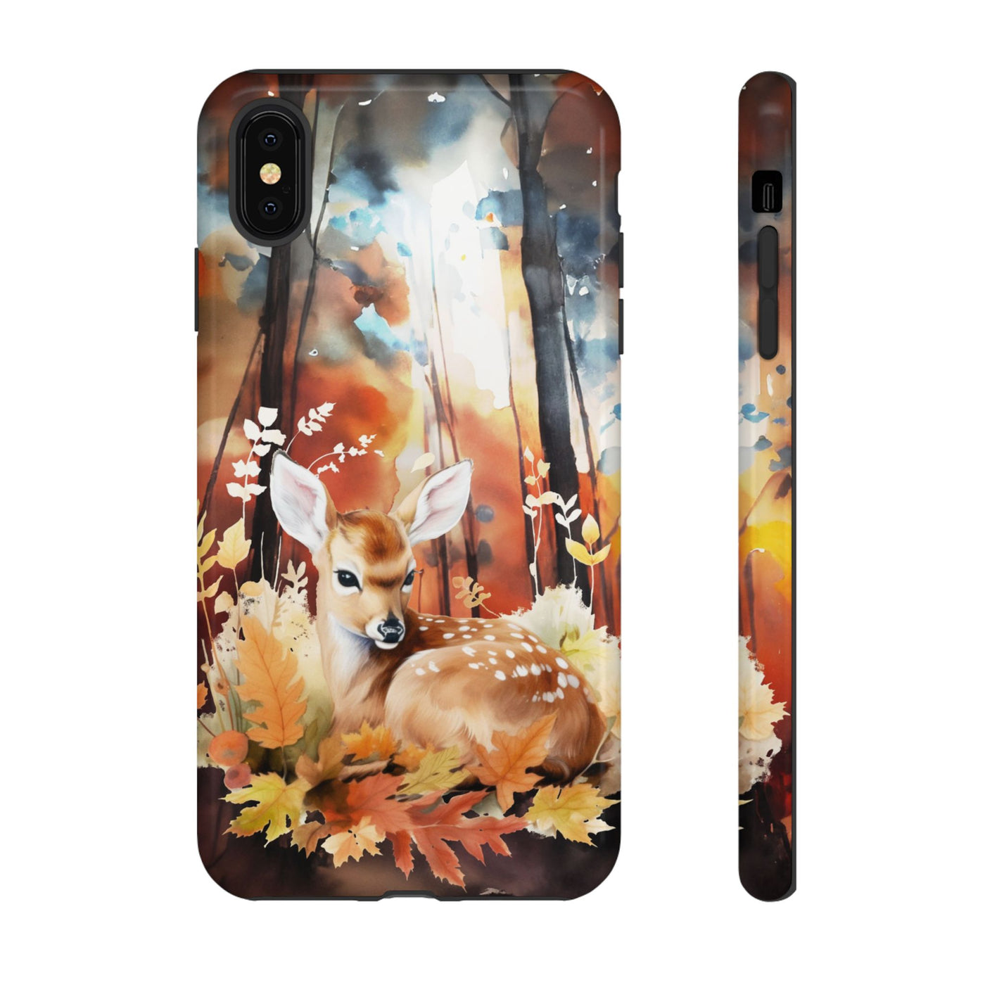 Autumn Fall Deer Forest Gift for Her Cute Phone Case for, Samsung Galaxy S24, S23, S22, S21, IPhone 16 Case | Iphone 15, Iphone 14, IPhone 13 Case