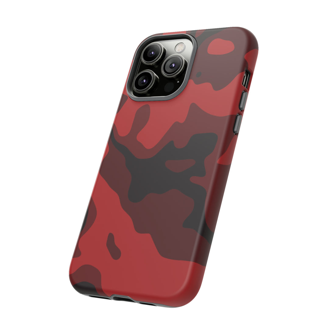 Cool Phone Case | Red Camouflage, For iPhone 15 Case | iPhone 15 Pro Case, Iphone 14 Case, Iphone 14 Pro Max Case, Protective Iphone Case - Studio40ParkLane