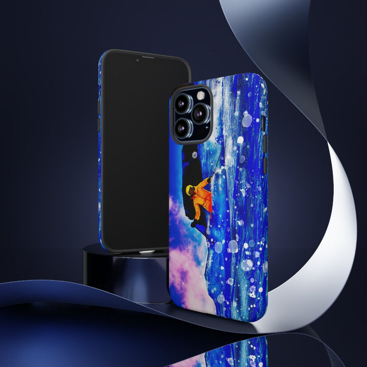 Cute IPhone Case | iPhone 15 Case | iPhone 15 Pro Max Case, Iphone 14 Case, Iphone 14 Pro Max Case IPhone Case for Art Lovers, Skier Mountain - Studio40ParkLane