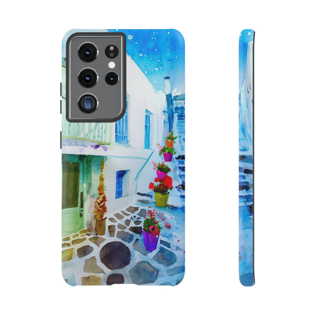 Impact Resistant, Greece House, Cute Phone Cases for Samsung S24, S23, S22, S21, IPhone 15 pro Iphone 14 pro Iphone 13 IPhone 12 Iphone 11 - Studio40ParkLane