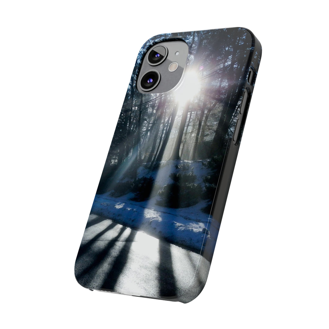 Slim Cute Phone Cases for Iphones - | iPhone 15 Case | iPhone 15 Pro Max Case, Iphone 14 Case, Iphone 14 Pro Max, Iphone 13, Winter Morning Sun - Studio40ParkLane