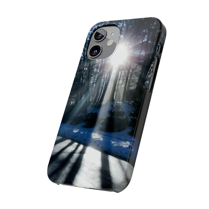 Slim Cute Phone Cases for Iphones - | iPhone 15 Case | iPhone 15 Pro Max Case, Iphone 14 Case, Iphone 14 Pro Max, Iphone 13, Winter Morning Sun - Studio40ParkLane