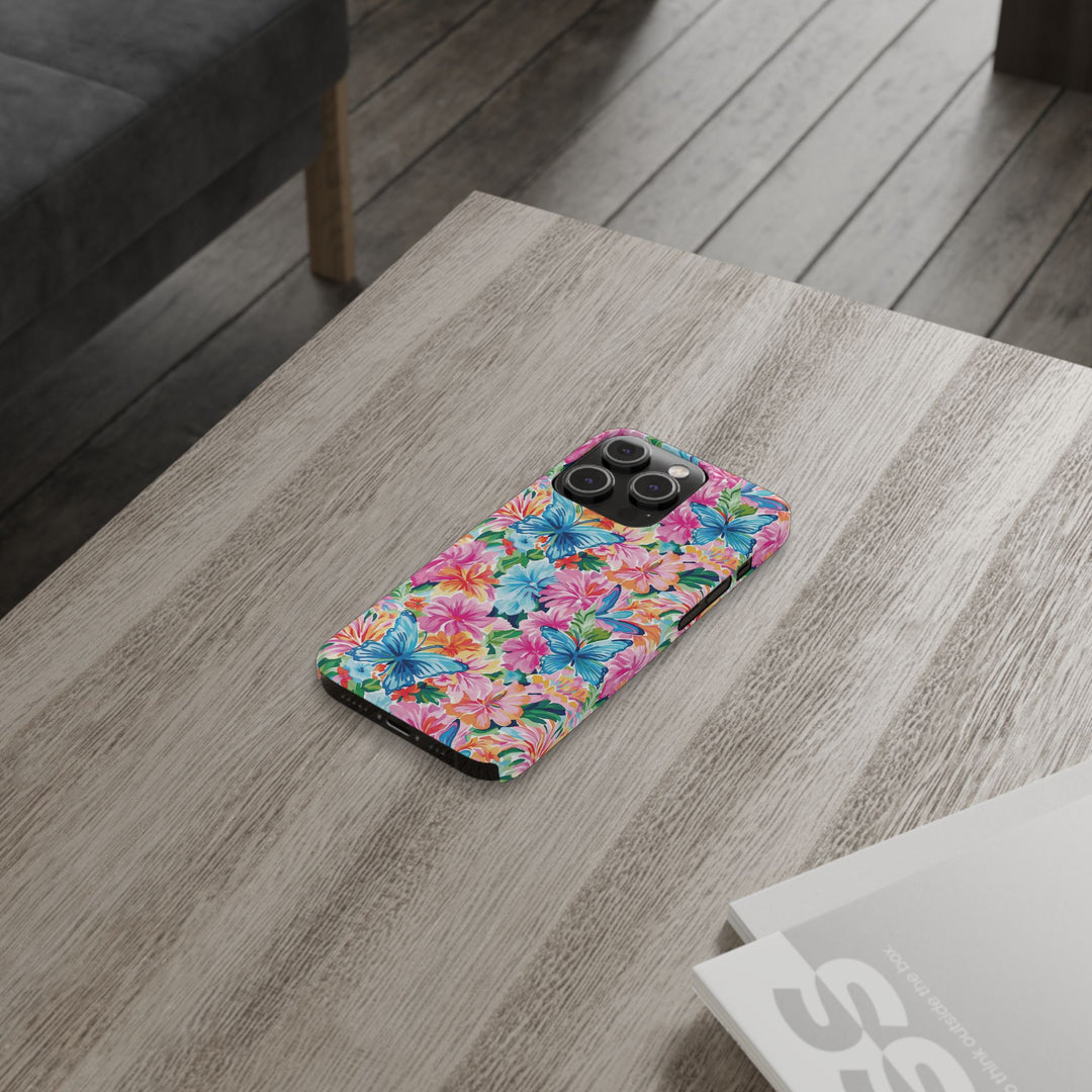 Slim Butterflies Flowers Gift for Her Cute Phone Cases for Iphone 16 Pro Max | iPhone 15 Case | iPhone 15 Pro Max Case, Iphone 14, 13, 12, 11, 10, 8, 7 - Studio40ParkLane
