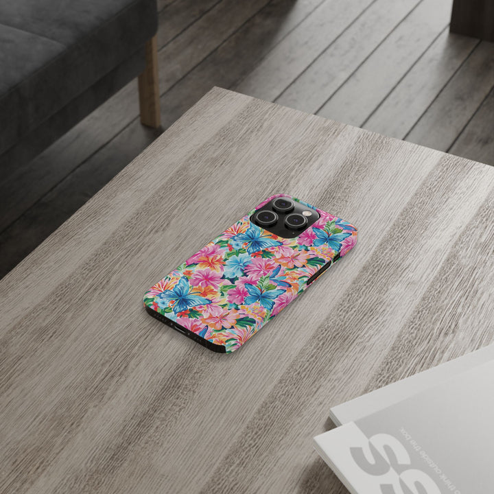 Slim Butterflies Flowers Gift for Her Cute Phone Cases for Iphone 16 Pro Max | iPhone 15 Case | iPhone 15 Pro Max Case, Iphone 14, 13, 12, 11, 10, 8, 7 - Studio40ParkLane