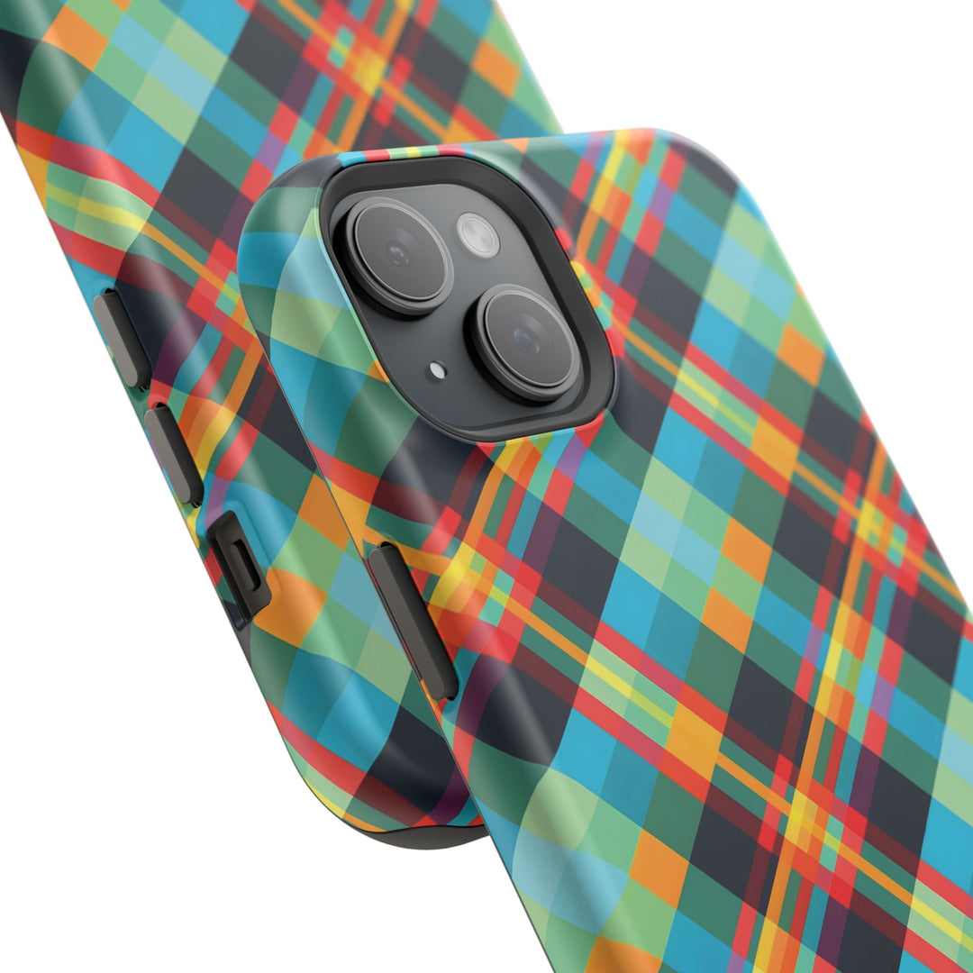 Checkered Plaid Magsafe Gift for Her Cute Phone Case for Iphone, | iPhone 16 | iPhone 15 Pro Max, Iphone 14 Pro Max, 13 12 11 10 9 8 7 - Studio40ParkLane