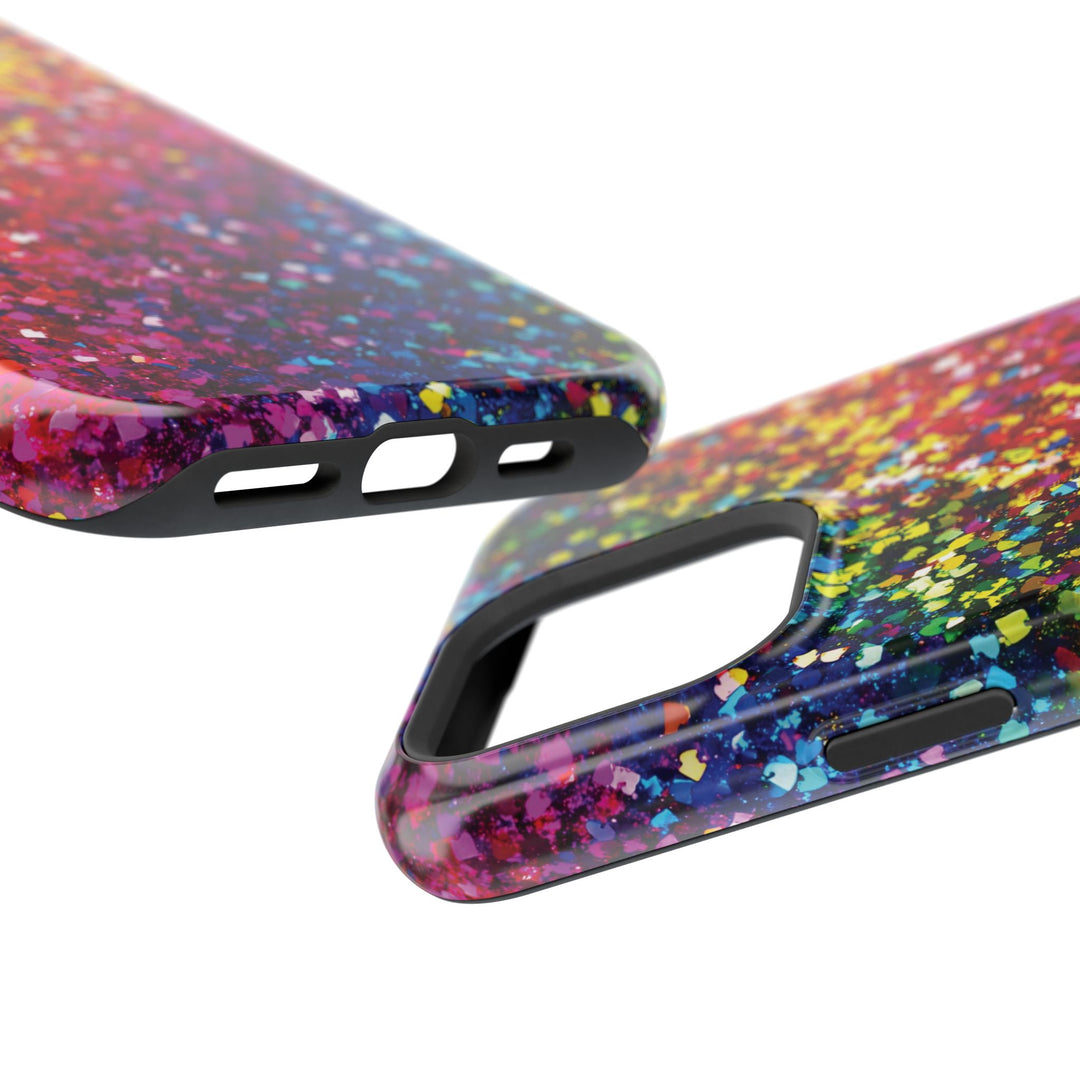 Non Glitter Color Composition Magsafe Cute Phone Case for Iphone Gift for Her, | iPhone 15 Case | iPhone 15 Pro Max Case, Iphone 14, Iphone 14 Pro Max, Iphone 13, Iphone 16 - Studio40ParkLane
