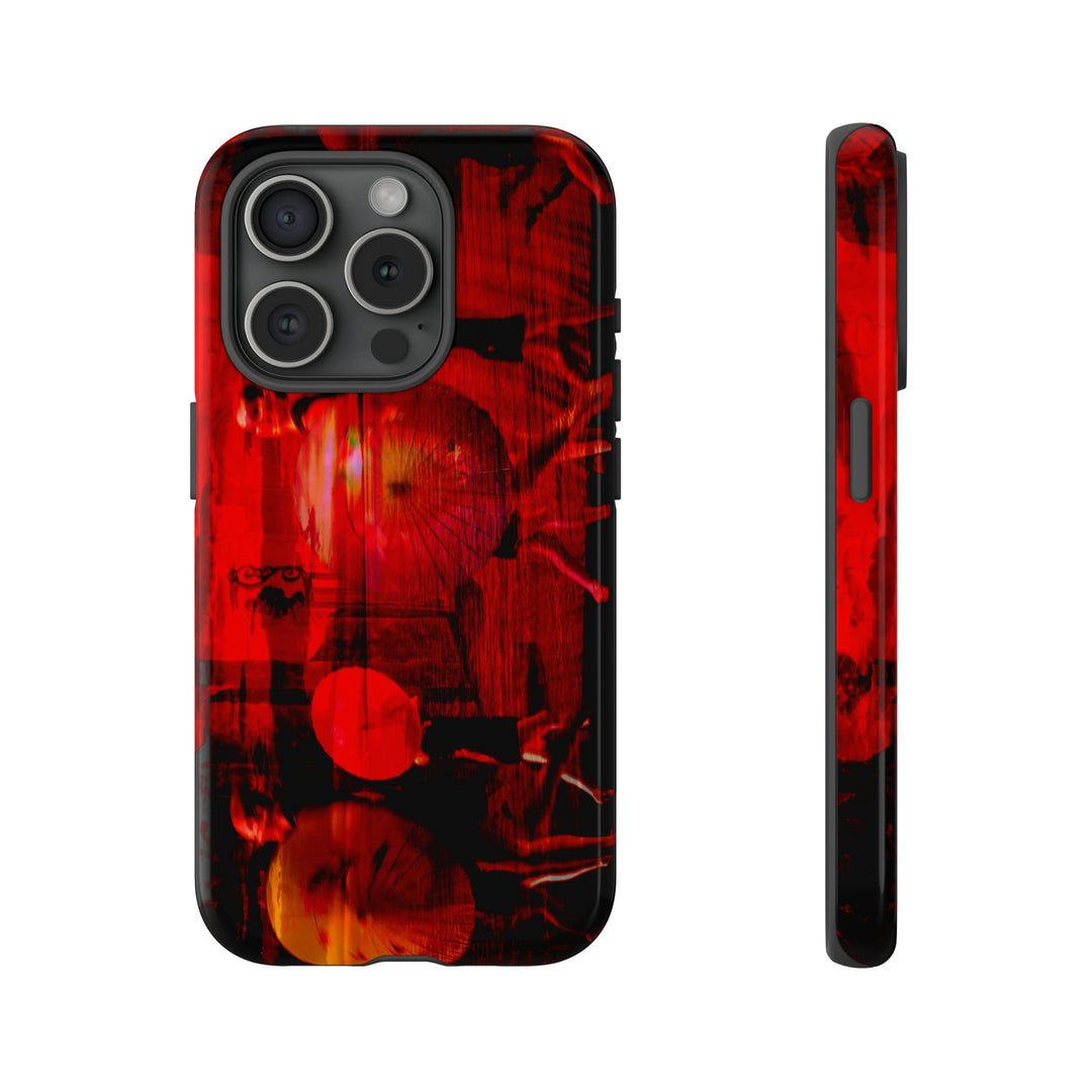 Cute IPhone Case | iPhone 15 Case | iPhone 15 Pro Max Case, Iphone 14 Case, Iphone 14 Pro Max Case IPhone Case for Art Lovers, Sunset Dance Red - Studio40ParkLane