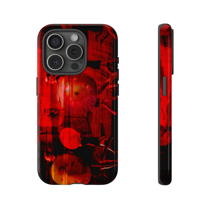 Cute IPhone Case | iPhone 15 Case | iPhone 15 Pro Max Case, Iphone 14 Case, Iphone 14 Pro Max Case IPhone Case for Art Lovers, Sunset Dance Red - Studio40ParkLane