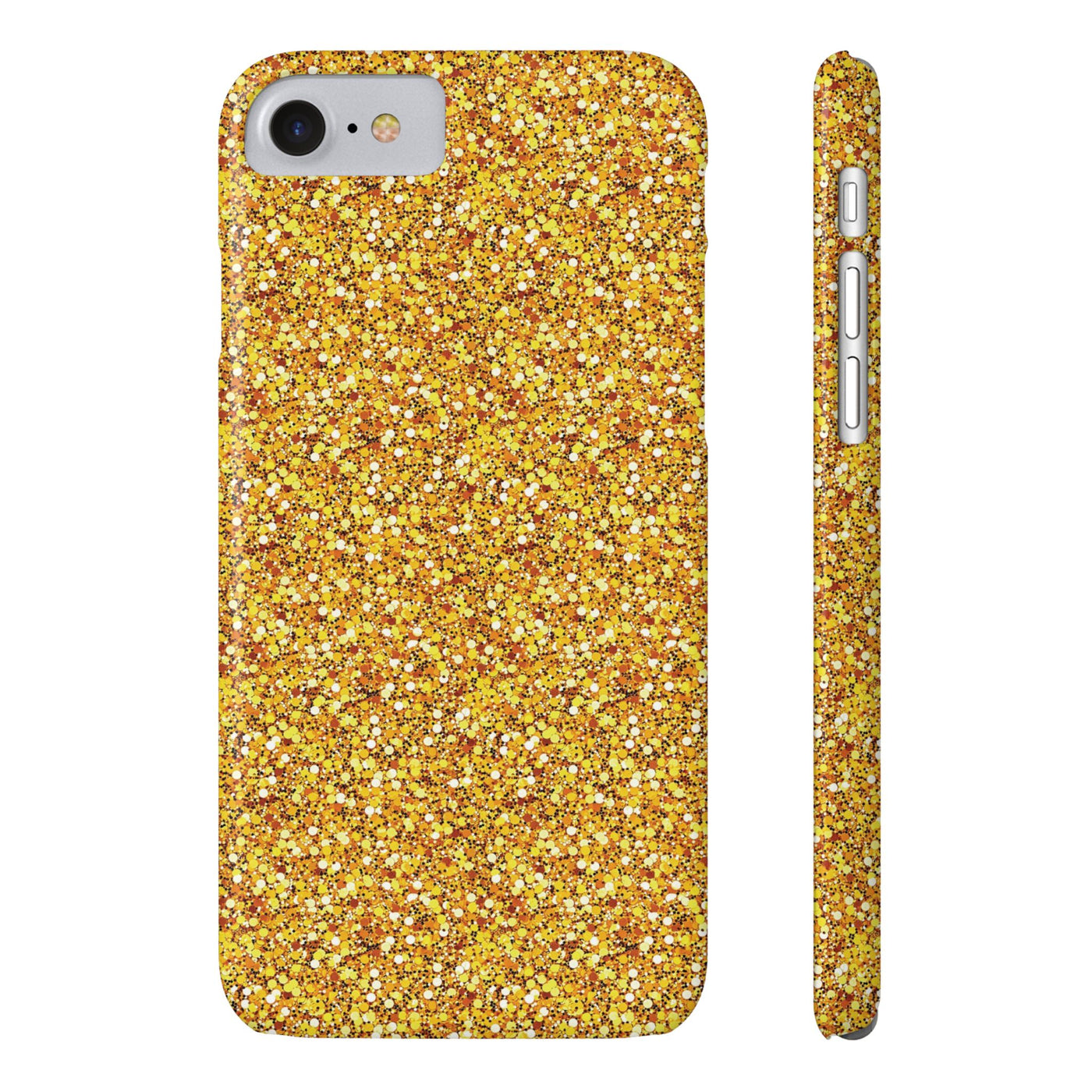 Slim Muted Gold Play on Faux Glitter Effect Cute Phone Cases for Iphone 16 Pro Max | iPhone 15 Case | iPhone 15 Pro Max Case, Iphone 14, Iphone 14 Pro Max, Iphone 13 12 11 8 7