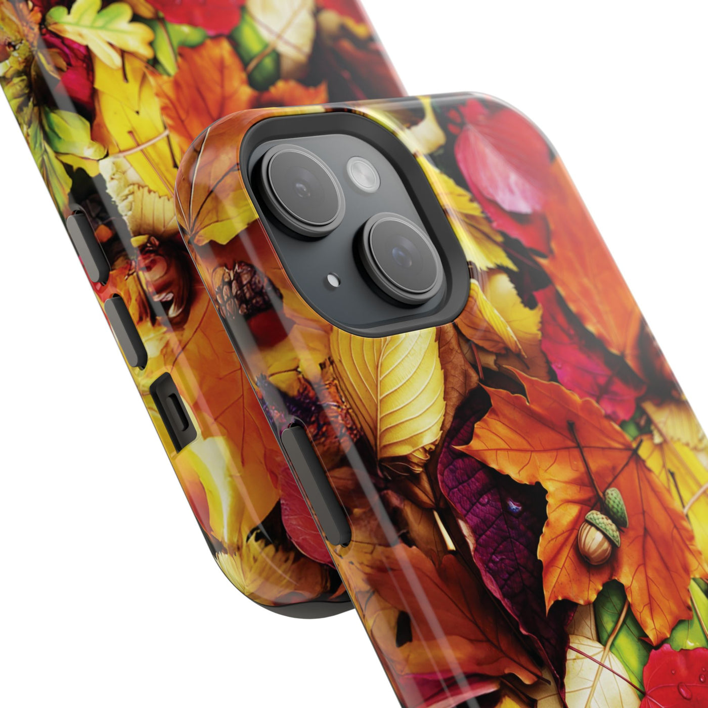 Aesthetic Tough Magsafe Fall Leaves Foliage Phone Case - For iPhone 17 Pro Max iPhone 16 Pro iPhone 15 Iphone 14 Plus 13 Pro 12 11 10 - Studio40ParkLane